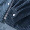 UANEO Mens Shacket Patchwork Long Sleeve Button Down Corduroy Shirts for Men (SkyBlue-XL) view 3