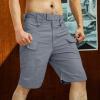 Tactical Shorts, Mens Shorts Cargo Men's Loose Fit 5 Pack Dry Shorts Sports Pocket Workwear Casual Shorts Jogging Big Man Inseam Team Casual Fishing Quick Belt Kohl Cotton Navy (S, Gray) view 4