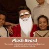 Amosfun White Beard Self Adhesive Eyebrows Set Faux Mustache Facial Hair Christmas Party Santa Cosplay Costume Accessory Gnomes Decoration DIY Supply view 2
