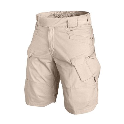 Tactical Shorts, Shorts for Men Mens Khaki Shorts Elastic Waist Sweat Shorts L Men's Sports Pocket Workwear Casual Loose Shorts Jogging Drawstring Linen Jogger Collection (L, Khaki)