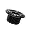 1 Piece Bike Crankset Arm Bolt Aluminum Alloy Bicycle Crank Arm Screws Crank Fixing Bolt Axis Nut Cover (M19*11mm -Black) view 1