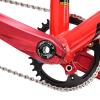 1 Piece Bike Crankset Arm Bolt Aluminum Alloy Bicycle Crank Arm Screws Crank Fixing Bolt Axis Nut Cover (M19*11mm -Black) view 4