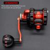CAMEKOON Offshore Trolling Fishing Reel, 6.3:1 High Retrieve Jigging Reel, Rigid Aluminum Frame, 9+2 Stainless Steel Ball Bearings, Overhead Lever Drag Reel view 2