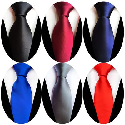 Adulove Men's Necktie Classic Silk Tie Woven Jacquard Neck Ties Wedding Business