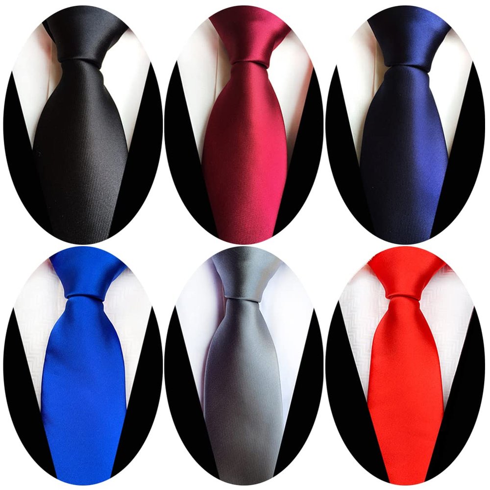 Adulove Men's Necktie Classic Silk Tie Woven Jacquard Neck Ties Wedding Business