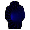Ymosrh Halloween Hoodies for Adults, Soft Pink Sweater Men Skeleton Sweater Men's Casual 3D Printed Long Sleeve O Neck Sweater Pullover Loose Hoodie Top Mens Hoodies Pullover Scary (3XL, Blue-B) view 1