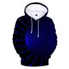Ymosrh Halloween Hoodies for Adults, Soft Pink Sweater Men Skeleton Sweater Men's Casual 3D Printed Long Sleeve O Neck Sweater Pullover Loose Hoodie Top Mens Hoodies Pullover Scary (3XL, Blue-B) view 2