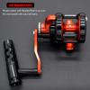 CAMEKOON Offshore Trolling Fishing Reel, 6.3:1 High Retrieve Jigging Reel, Rigid Aluminum Frame, 9+2 Stainless Steel Ball Bearings, Overhead Lever Drag Reel view 2