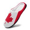 TAIZIYEAH Slippers for Men Canada Flag Cotton Slippers Indoor Outdoor House Warm Comfortable Bedroom Cotton Shoes 7-840-41 view 2