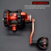 CAMEKOON Offshore Trolling Fishing Reel, 6.3:1 High Retrieve Jigging Reel, Rigid Aluminum Frame, 9+2 Stainless Steel Ball Bearings, Overhead Lever Drag Reel view 2