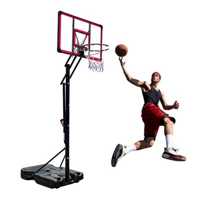 2.45-3.05m Portable Basketball Stand, Indoor and Outdoor Movable Basketball Hoop System, Adult Youth Lift Dunk Rack (Color : A1)
