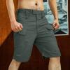 Mens Activewear, Tactical Shorts Hot Gym Wear Shorts Men's Sports Pocket Workwear Casual Loose Shorts Jogging Lined Basketball for Men Casual Shorts with Pockets Tall Long Elastic (4XL, Green) view 4