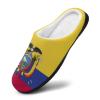 TAIZIYEAH Slippers for Men Ecuador Flag Cotton Slippers Indoor Outdoor House Warm Comfortable Bedroom Cotton Shoes 7-840-41 view 2