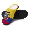 TAIZIYEAH Slippers for Men Ecuador Flag Cotton Slippers Indoor Outdoor House Warm Comfortable Bedroom Cotton Shoes 7-840-41 view 3