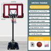 Portable Lift Basketball Stand 1.35-3.05m, Indoor and Outdoor Mobile Dunk System, The Base Can Be Filled with 100kg Sand Water (Color : A1) view 2