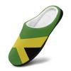 TAIZIYEAH House Slippers for Men Jamaican Flag Cotton Slippers Warm Flat Closed Toe Ultra Lightweight Indoor Shoes 7-840-41 view 2
