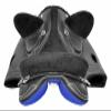 WILDRACE Australian Stock Synthetic Saddle with Plain Halter (10", Black) view 3