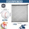Yunsailing 24 Pcs Standard Size Adult Baseballs Bulk Practice Training Balls Soft Blank Baseballs Unmarked Faux Leather Ball for Official League Party Gift view 2