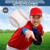 Yunsailing 24 Pcs Standard Size Adult Baseballs Bulk Practice Training Balls Soft Blank Baseballs Unmarked Faux Leather Ball for Official League Party Gift view 4