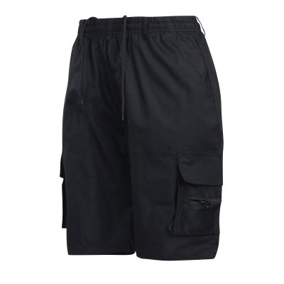 Cotton Shorts Men, Mens Athletic Shorts Cargo Size 40 with Stretch Shorts Men's Sports Pocket Workwear Casual Loose Shorts Jogging Inch Inseam Army Shorts for Men 42 Shorts 44 (XXL, Black)