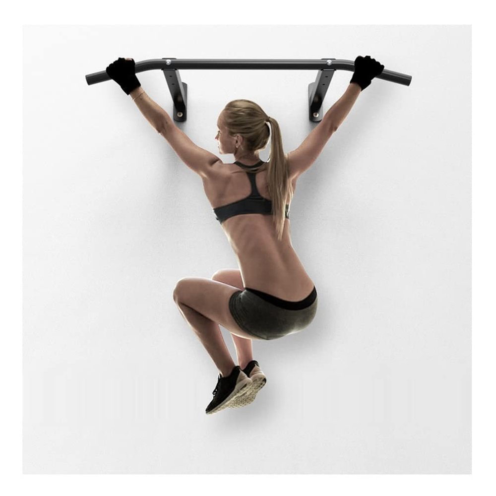 Heavy Duty Wall Mounted Pull Up Bar, Upper Body Workout Strength Training Fitness Horizontal Bar, Home Gym Indoor Exercise Equipment