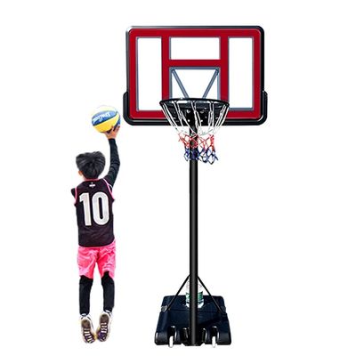Indoor and Outdoor Lifting Basketball Hoop, PVC Backboard and Steel Pipe Dunk Rack System, Suitable for Adults, Children and Adolescents (Color : A2)