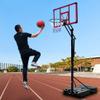 Portable Lift Basketball Hoop, Indoor and Outdoor Removable Dunk Rack System, 2.45-3.05m Adult Basketball Stand (Color : A1) view 2
