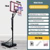 Portable Lift Basketball Hoop, Indoor and Outdoor Removable Dunk Rack System, 2.45-3.05m Adult Basketball Stand (Color : A1) view 3
