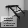Wall-Mounted Pull Up Bar, Pull-Down Inclined Design Fitness Horizontal Bar, Sandbag Swing Resistance Band Suspension Equipment, 300kg view 4