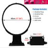 Kunovo Basketball Hoop Slam Dunk Pro Basketball Hoops Outdoor, Heavy Duty Scratches-Resistant Basketball Goal for School, Metal Steel Rim - Max Load 420Lbs (Color : Black) view 2