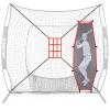 AOLIGEIJS Baseball Batter Dummy, Adjustable Strike Zone, Pitching Aid for Improved Accuracy (Red, Training Aid, 1 Set, 1 Piece, 0.3 kg) view 2