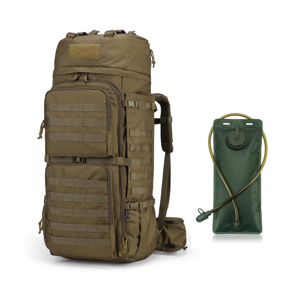 Mardingtop 75L Internal Frame Backpack + 2.5L Leak Proof Water Bladder
