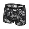 JEsilunmaMY Mens See Through Lingerie Set Lace Sheer Vest Bra with High Waist Shorts Stretch Sleeveless Tank Sissy Panties (Black2,Small) view 1