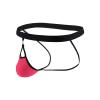 JEsilunmaMY Ice Silk Underwear for Men Athletic Supporter Jockstrap with Removable Pouch Backless Hollow Sexy G-String Thongs (Red2,X-Large) view 1