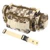 X AUTOHAUX 600D Oxford Waterproof Universal Front Bike Bag Bicycle Waist Bag Large Capacity Cycling Camouflage Beige view 1