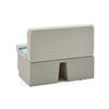 DeckMate Complete 38" Classic Pontoon Boat Seat Bench and Base - Ivory and Teal view 3