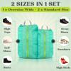 3 Pack Ultralight Shoe Bags for Travel Set, Extra Large Shoe Packing Cubes Portable Pouch with Zipper view 2