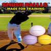 SMUSH BALLS Soft Foam Baseballs 12-Pack  Regulation Size Training Ball for Indoor & Outdoor Batting, Throwing & Catching Practice  Safe for Windows, Youth & Adult Players view 2