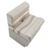DeckMate Complete 28" Premium Pontoon Boat Seat Bench and Base- Ivory, Tan and Beige view 3
