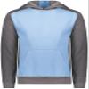 Augusta Sportswear Youth Three-Season Fleece Pullover Hoodie Columbia Blue/Carbon Heather S view 2