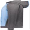 Augusta Sportswear Youth Three-Season Fleece Pullover Hoodie Columbia Blue/Carbon Heather S view 3