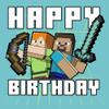 Fifth Sun Minecraft Birthday Girls Short Sleeve Tee Shirt, Tahiti Blue, X-Small view 2