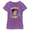 Fifth Sun Disney Encanto Luisa Bday Girls Short Sleeve Tee Shirt, Purple Berry, Small view 1