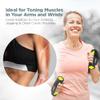 LoGest Soft Hand Weights with Adjustable Straps - Comes in 1LB Weights 2LB or 3LB 4LB - Comfortable Secure Weighted Neoprene Dumbbells with Straps for Walking Running Cardio Workout Physical Therapy view 3