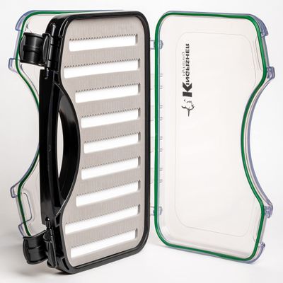 Kingfisher Fishing Large Waterproof Double Sided Fly Fishing Boat Box