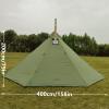 Longeek 4 Person Camping Tent 4 Seasons Backpacking Ultralight Easy Up Hot Tipi view 2
