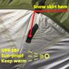 Longeek 4 Person Camping Tent 4 Seasons Backpacking Ultralight Easy Up Hot Tipi view 3