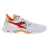Diadora Women's B.ICON All Ground Tennis Shoe (White/Fiery Red, 6) view 3
