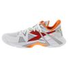 Diadora Women's B.ICON All Ground Tennis Shoe (White/Fiery Red, 6) view 4