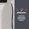Alleson Athletic Boys' Crush Knicker Braided Baseball Pant, White/Black, XL view 3